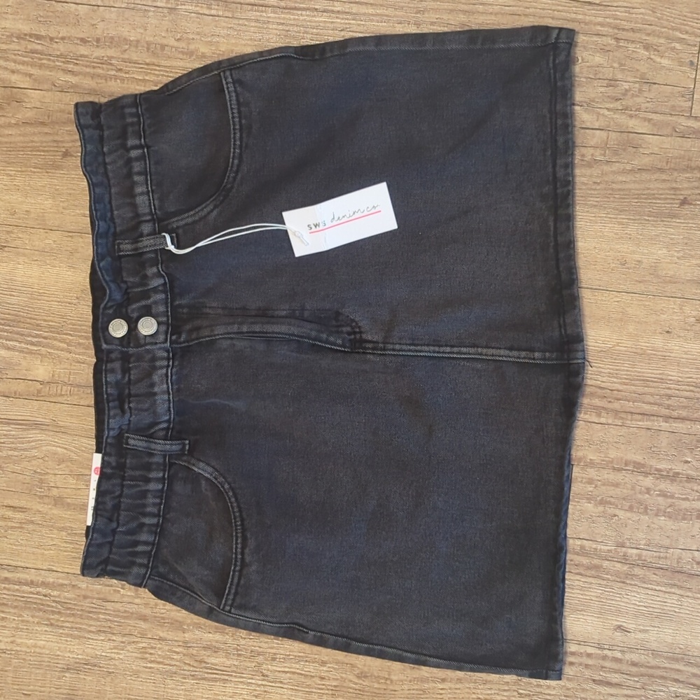 Denim Mini Skirt